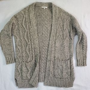 Madewell Alpaca Slouch Chunky Open Cardigan